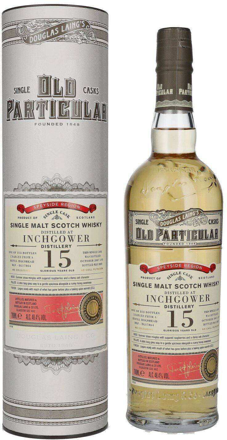 Douglas Laing's Old Particular Inchgower 15 Years Old Single Cask Malt 0,7l 48,4% Whisky