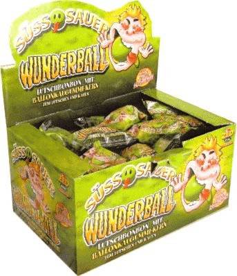 Zed Candy Wunderball Süß-Sauer (50 x 17 g) Süßigkeiten