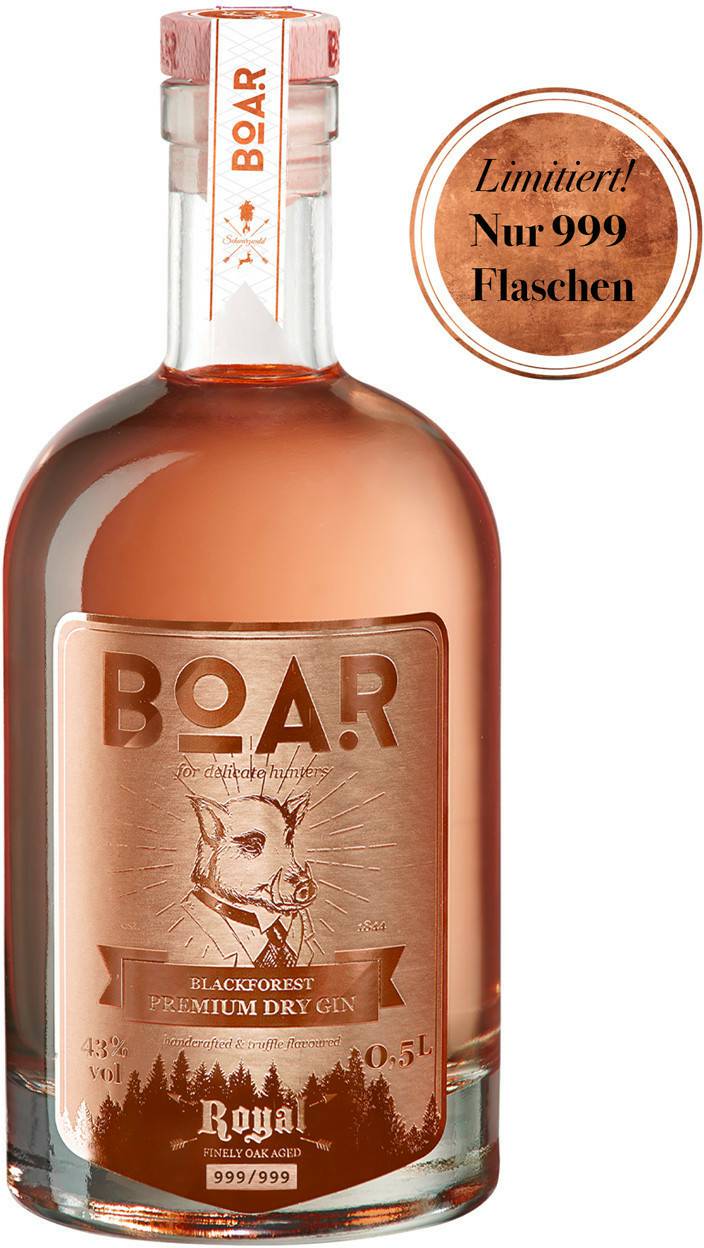 Gin BOAR Royal Rubin Gin 0,5l 43%