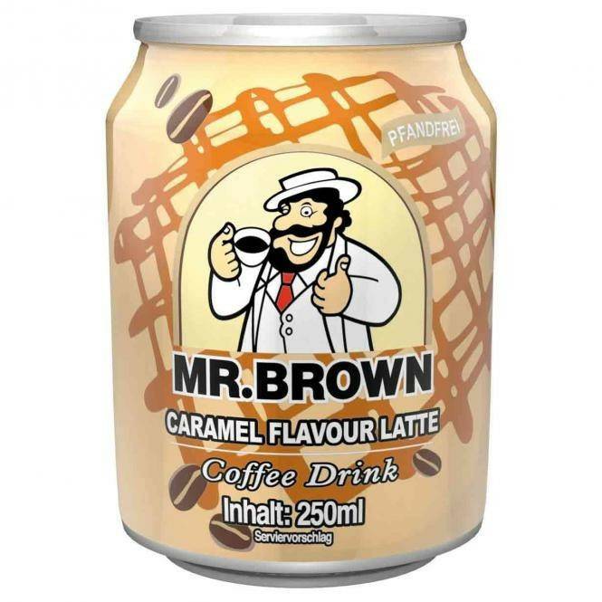 Kaffee & Espresso Mr. Brown Coffee-Drink Caramel Latte 0,25l