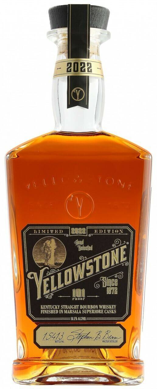 Whisky Yellowstone Kentucky Straight Bourbon Whiskey Marsala Casks Limited Edition 2022 0,7l 50,5%