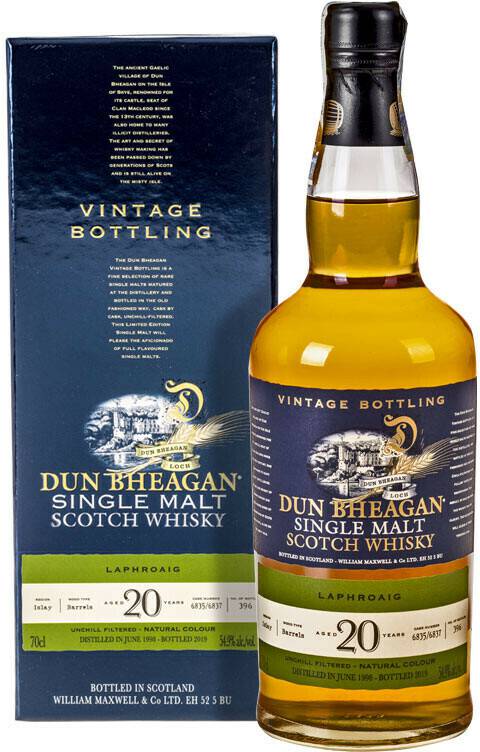 Laphroaig 20 Jahre Dun Bheagan 0,7l 54,9% Whisky