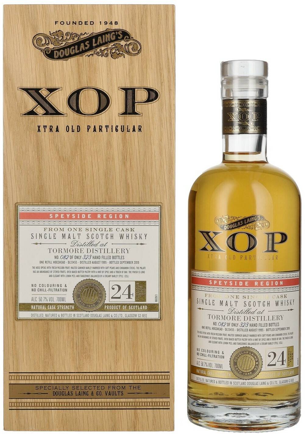 Douglas Laing's XOP Tormore 24 Jahre Single Cask Malt 1995 0,7l 50,7% Whisky