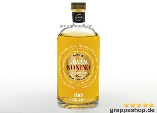 Nonino Grappa Vendemmia Riserva 41%0,7l Spirituosen & Schnaps