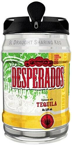 Desperados Bier mit Tequila Partyfass 5l Biere