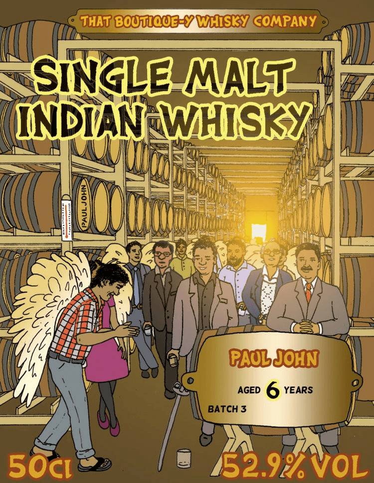 Whisky That Boutique-y Whisky Paul John 6 Jahre Batch 3 Indian Single Malt Whisky 0,5l 52,9%