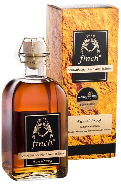 Whisky Finch Schwäbischer Hochland Whisky Barrel Proof 54% 0,5l + Geschenkbox