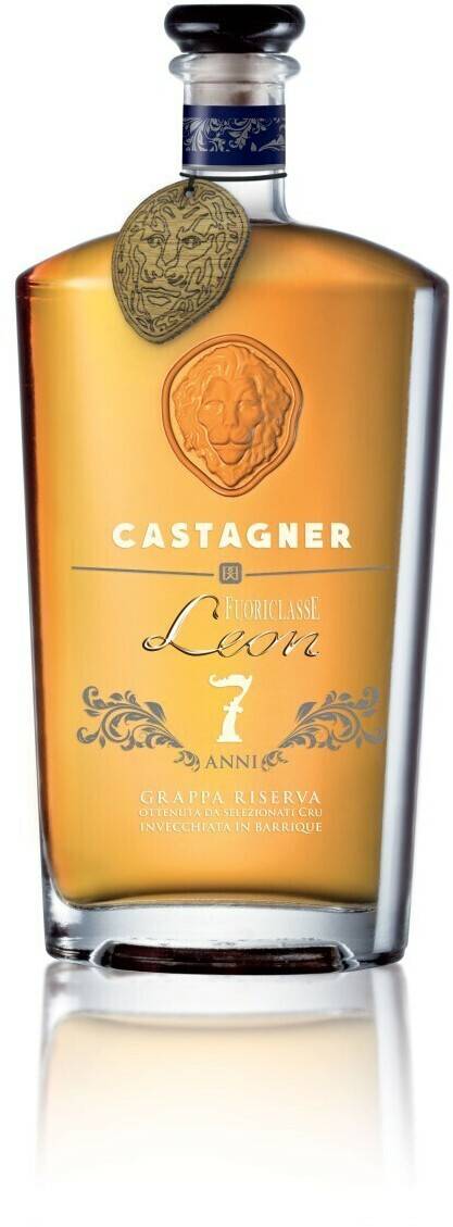 Castagner Fuoriclasse Leon Grappa Riserva 7 anni 0,7l 38% Spirituosen & Schnaps