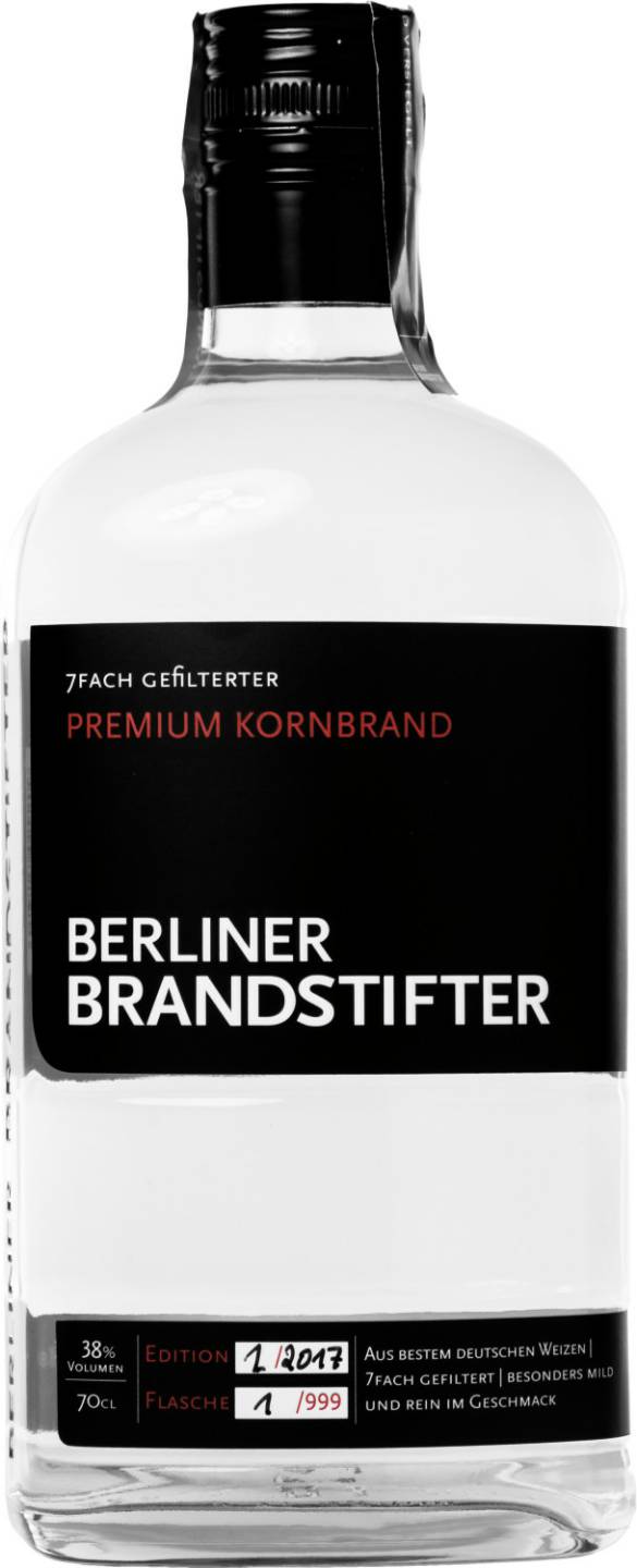 Berliner Brandstifter Premium Korn 38%0,7l Spirituosen & Schnaps