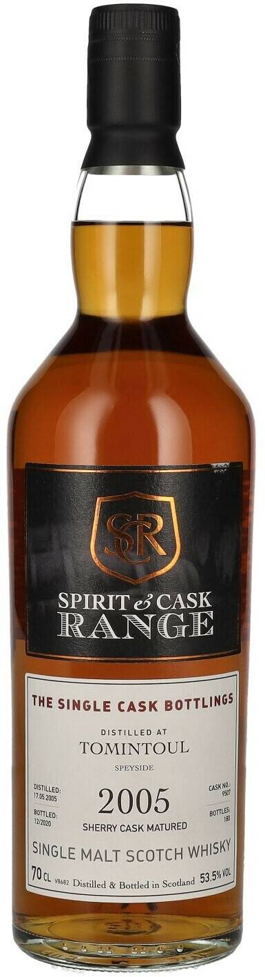 Whiskymax Spirit & Cask Range Tomintoul Single Cask Sherry Cask Matured 2005 0,7l 53,5% Whisky