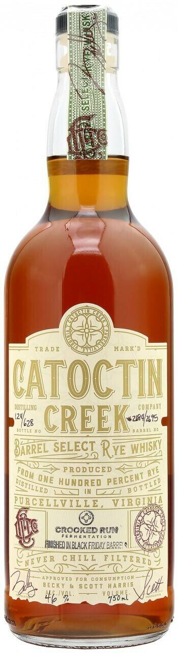 Catoctin Creek Barrel Select Rye Black Friday Barrels 0,75l 46% Whisky