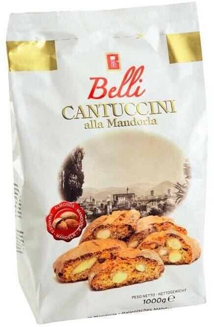 Süßigkeiten Biscottificio Belli Pratobelli Cantuccini mit Mandeln (1000 g)