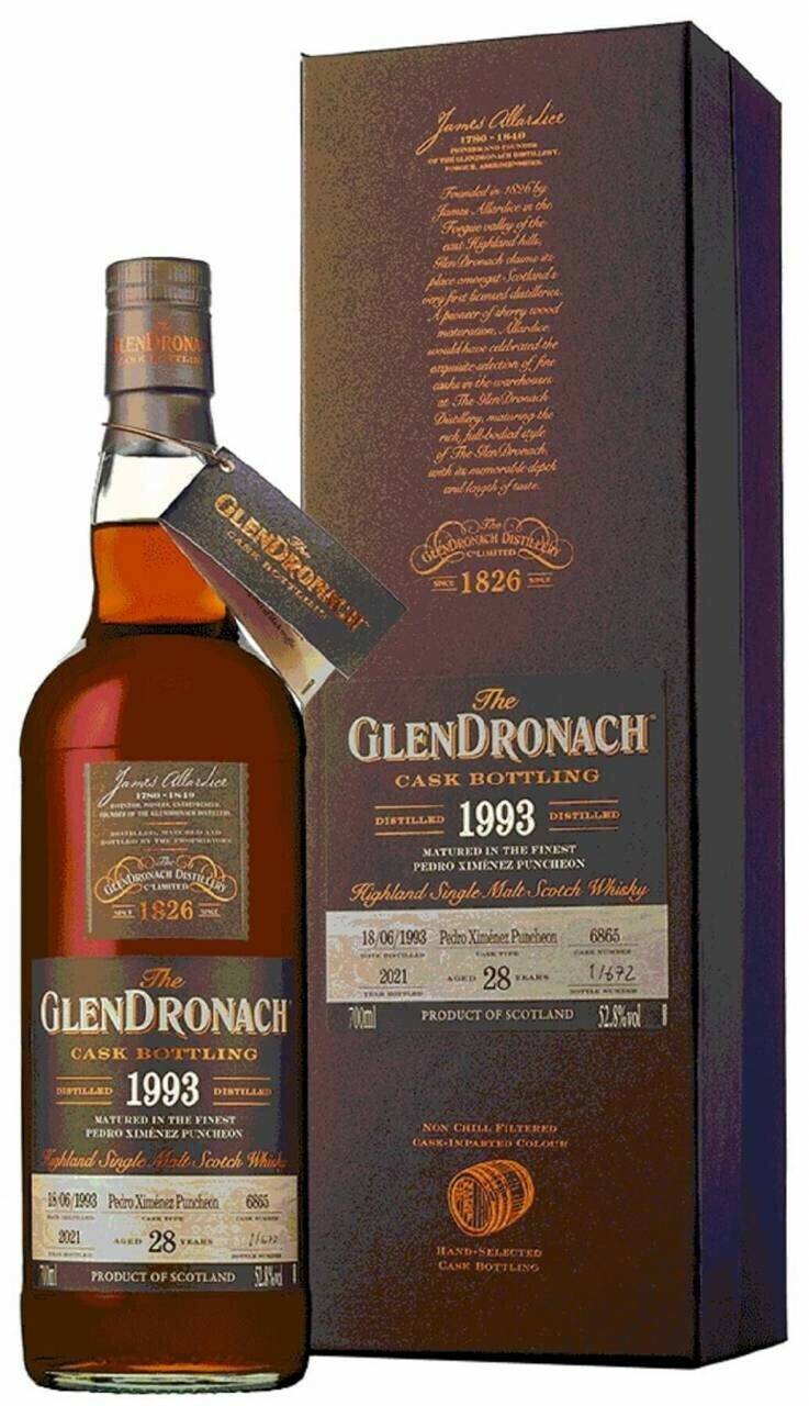 Glendronach 28 Jahre Pedro Ximenez 0,7l 52.8% Whisky