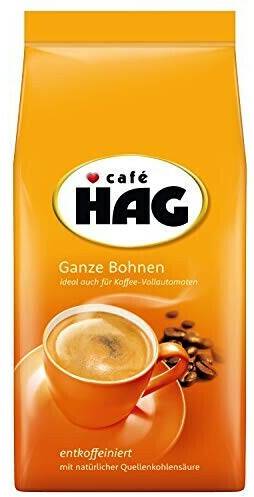 Kaffee & Espresso Café Hag Klassisch mild ganze Bohne entkoffeiniert (500g)