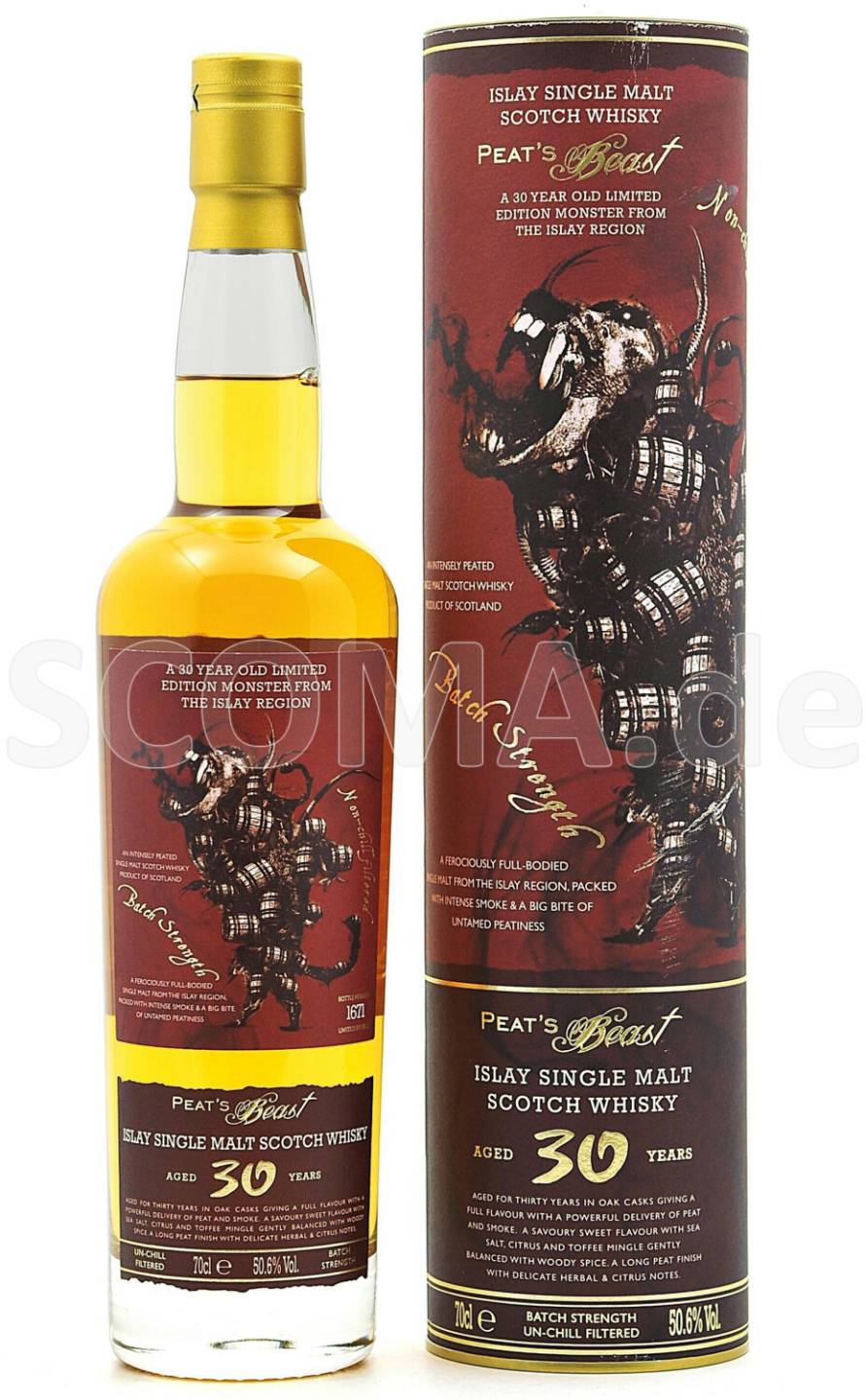 Whisky Peat's Beast 30 Jahre Batch 50,6% 0.7 l