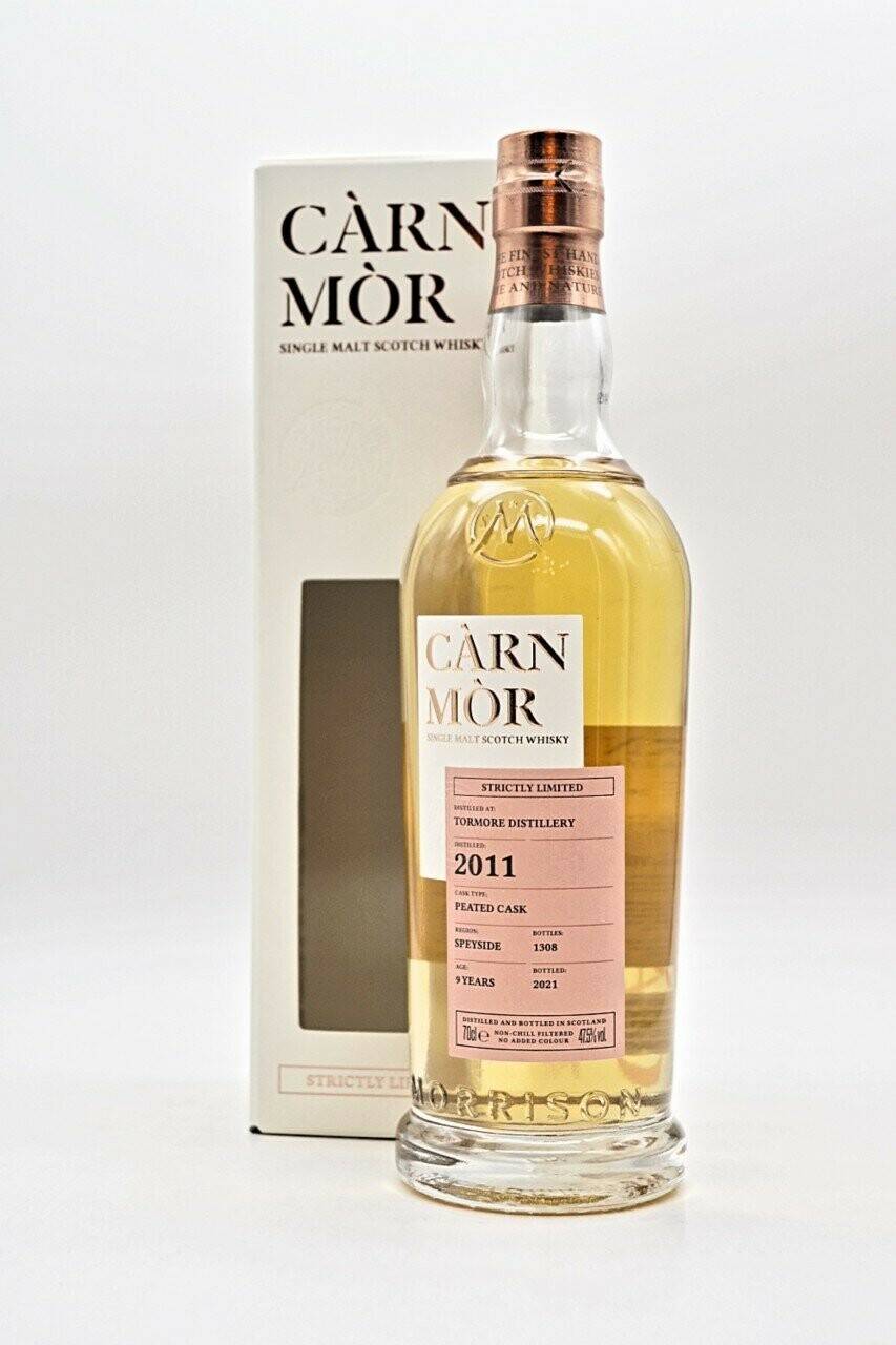 Whisky Tormore 9 Years Old Càrn Mòr Strictly Limited 2011/2021 Peated Cask 0,7l 47,5%