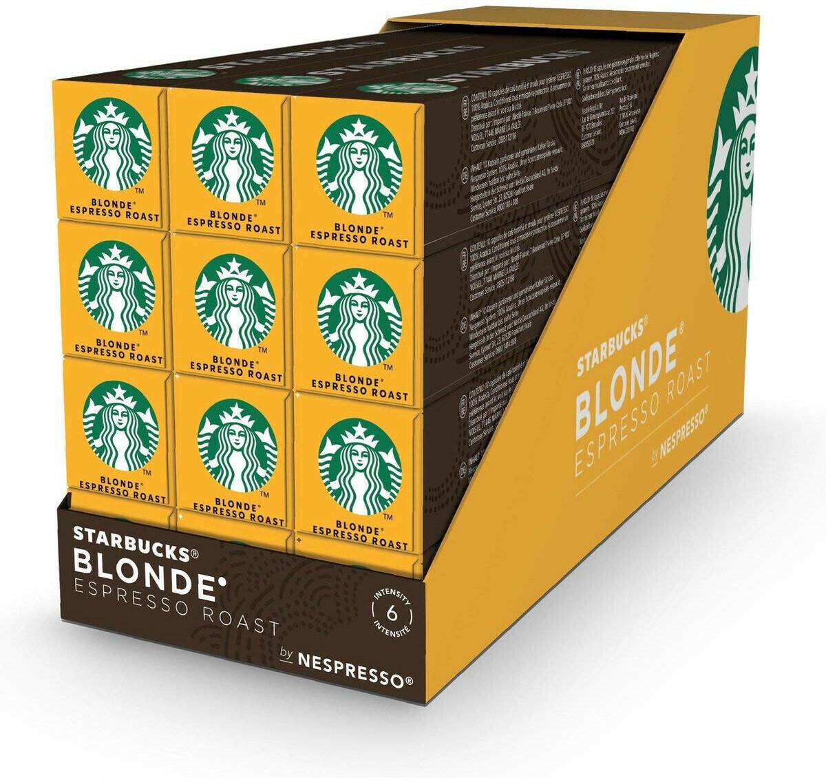 Starbucks Nespresso Blonde Espresso Roast 12x10 (Kapseln) Kaffeekapseln & Pads