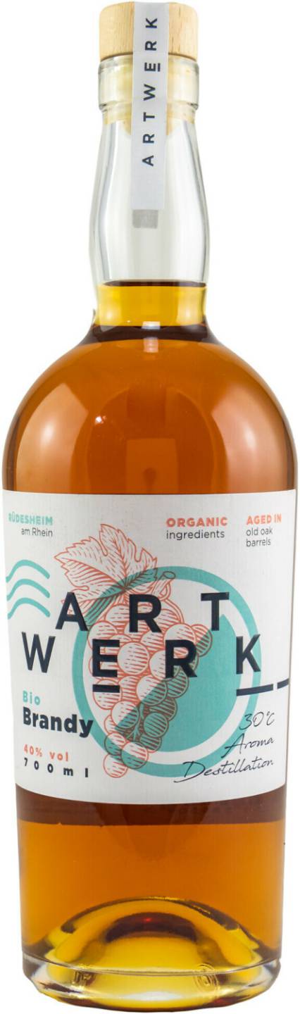 Artwerk Bio Brandy 0,7l 40% Cognac, Armagnac & Wein