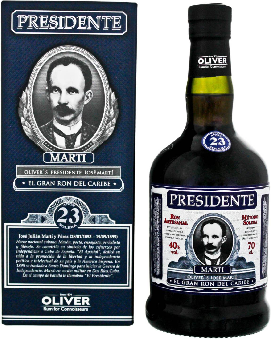 Presidente Marti 23 Jahre Solera 0,7l 40% Rum