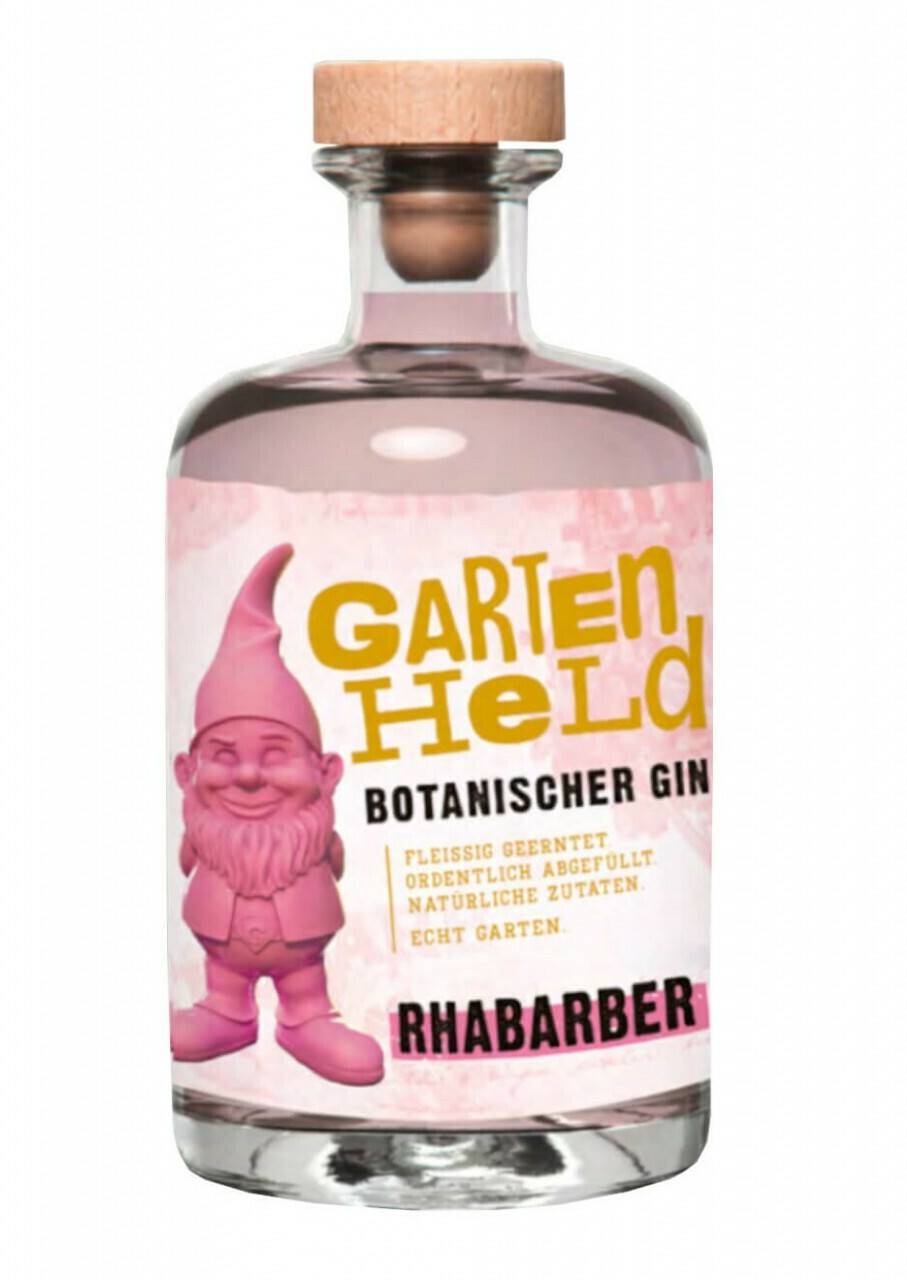 Gartenheld Botanischer Gin Rhabarber 0,5l 37,5% Gin