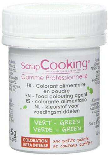 ScrapCooking Food Coloring Powder Green (5g) Backzutaten