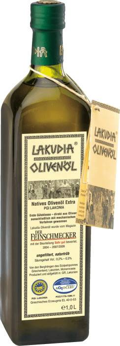 Lakudia Olivenöl Extra Nativ (1000 ml) Speiseöle