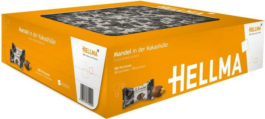 Schokolade Hellma Mandeln in der Kakaohülle (400er-Packung)