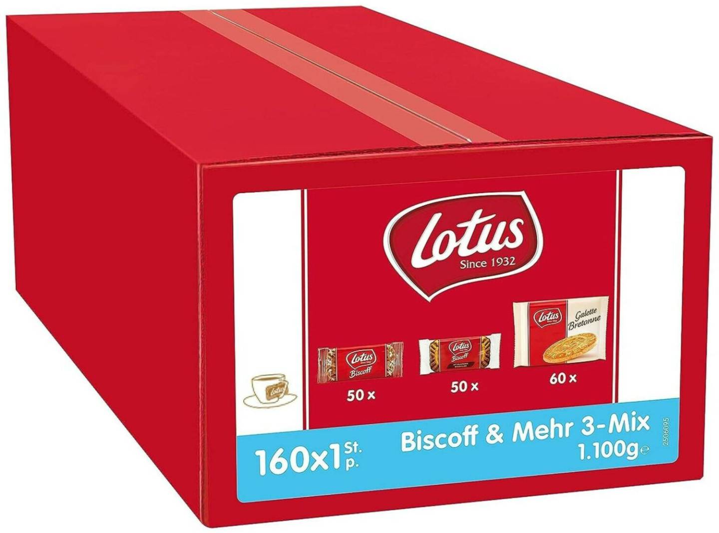 Lotus Bakeries Kekse und Mehr 3er Mix (160 Stk.) Süßigkeiten