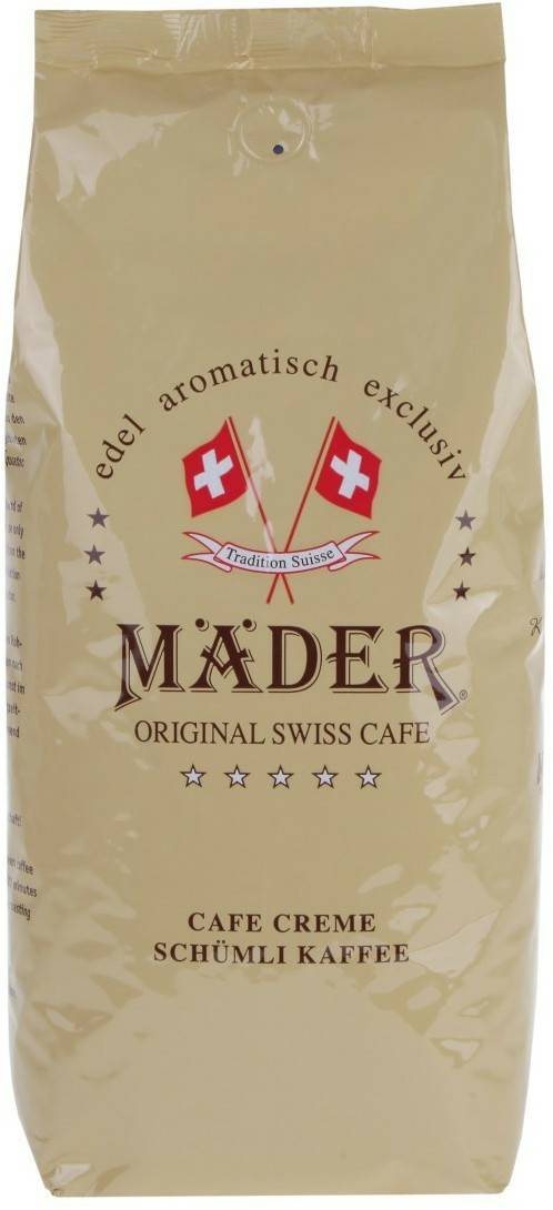 Mäder Edel Arabica - ganze Bohne (1kg) Kaffee & Espresso