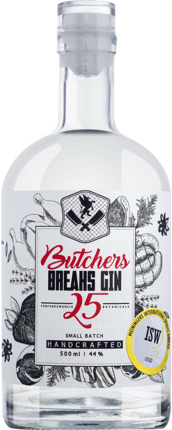 Breaks Butchers 25 Gin 44% 0,5l Gin