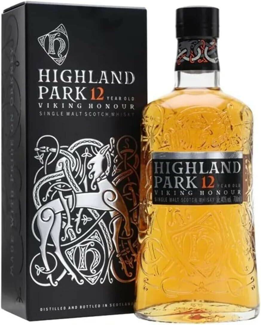 Whisky Highland Park 12 Years Old Viking Honour Single Malt Scotch Whiskey