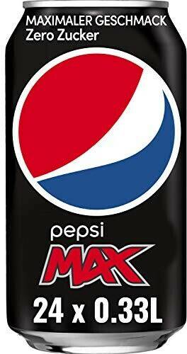 Softdrinks Pepsi Cola Max Zero Dose 24x0,33l