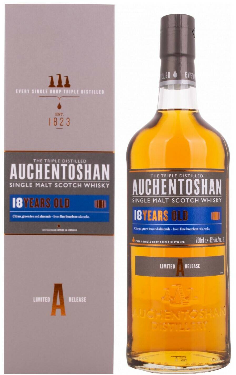 Auchentoshan 18 Jahre 43%0,7l Whisky