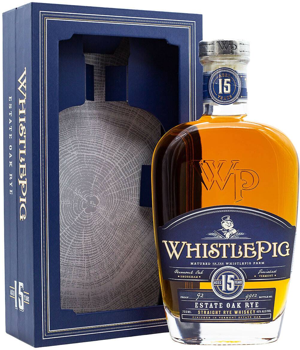 Whisky Whistle Pig 15 Jahre Straight Rye Whiskey 0,7l 46%