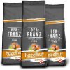 Der-Franz Hazelnut Naturally Flavoured Coffee ganze Bohne (3x500g) Kaffee & Espresso