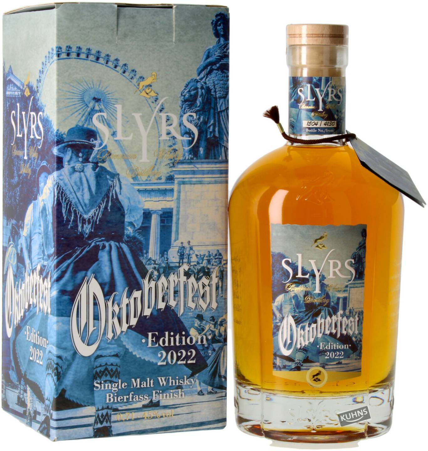 Slyrs Bavarian Single Malt Whisky Oktoberfest 2022 Edition 0,7l 45% Whisky