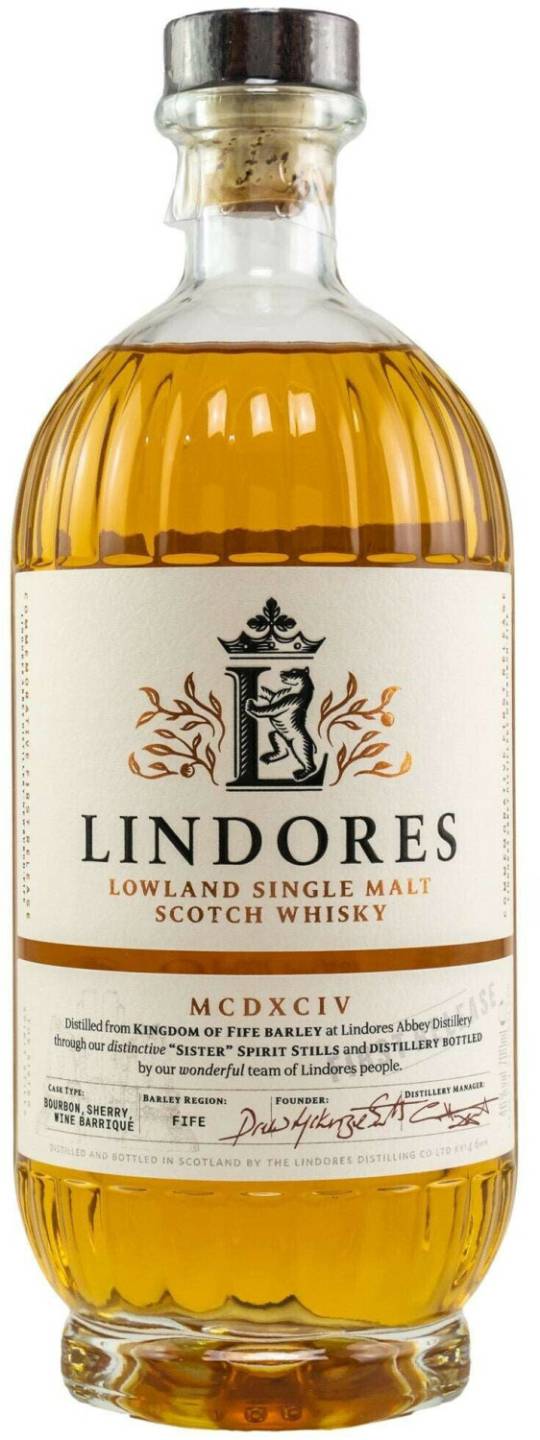 Whisky Lindores Abbey MCDXCIV Lowland Single Malt Scotch Whisky 0,7l 46%