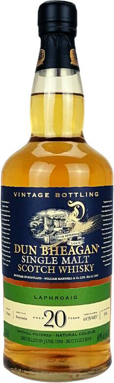 Laphroaig 20 Jahre Dun Bheagan 0,7l 54,9% Whisky