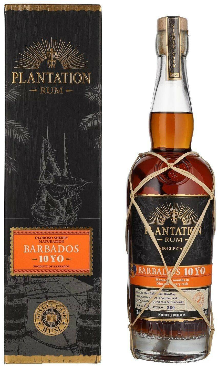 Rum Plantation Barbados 10 YO Oloroso Sherry Cask Finish Rum 0,7l ~ 49%