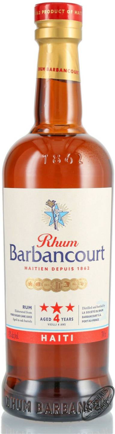 Rum Barbancourt 4 Jahre 0,7l 43%