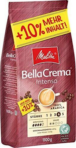 Melitta BellaCrema Intenso Bohnen (1,1 kg) Kaffee & Espresso